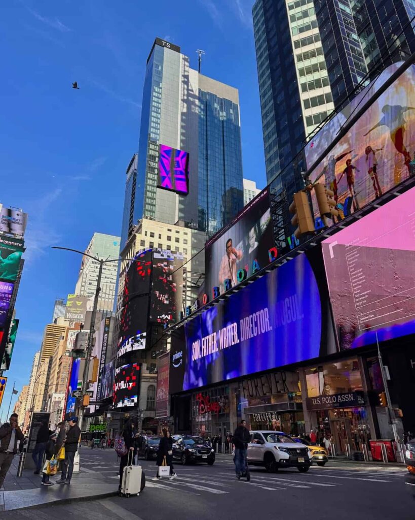 Times square marketing advertising