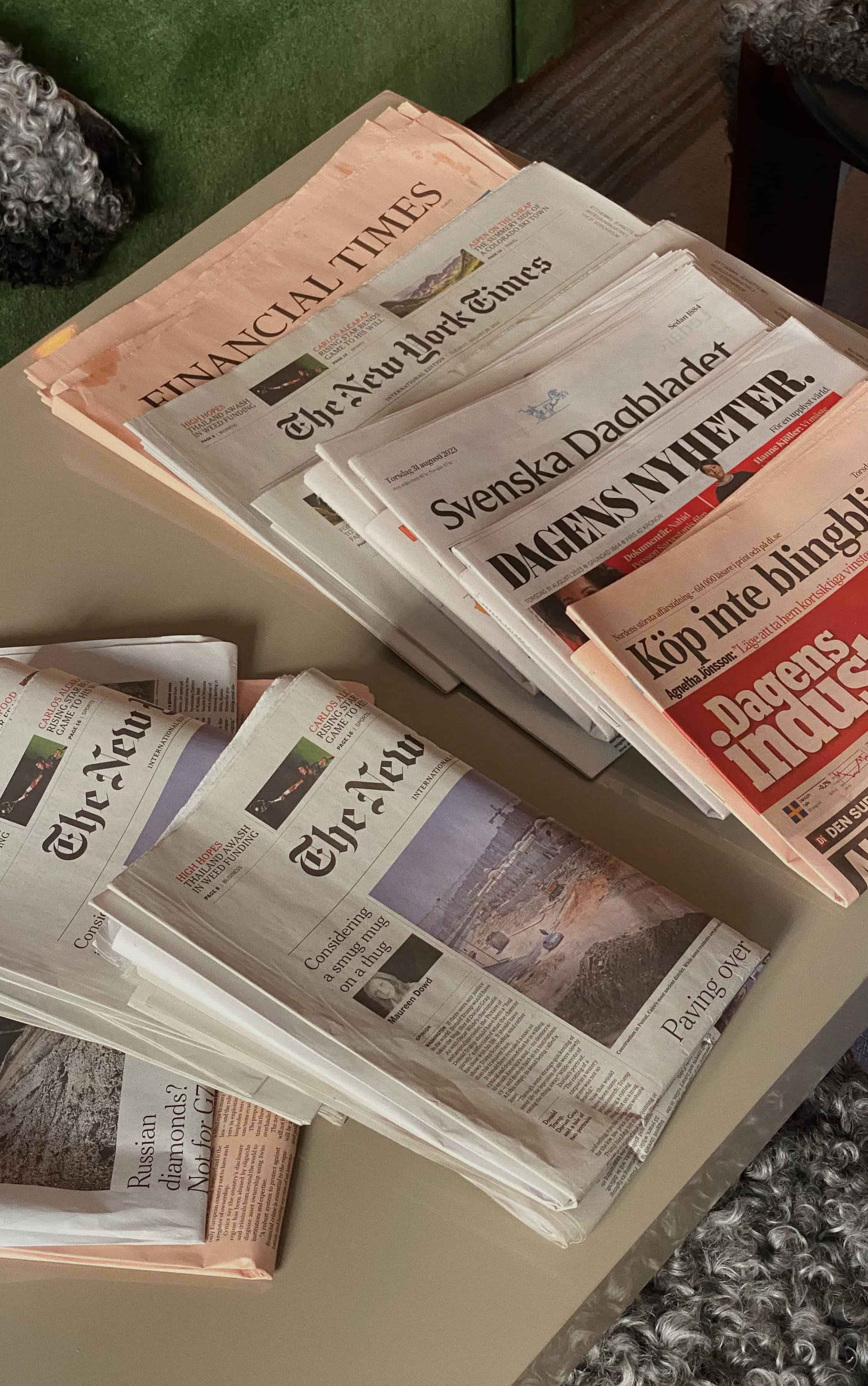 newspapers