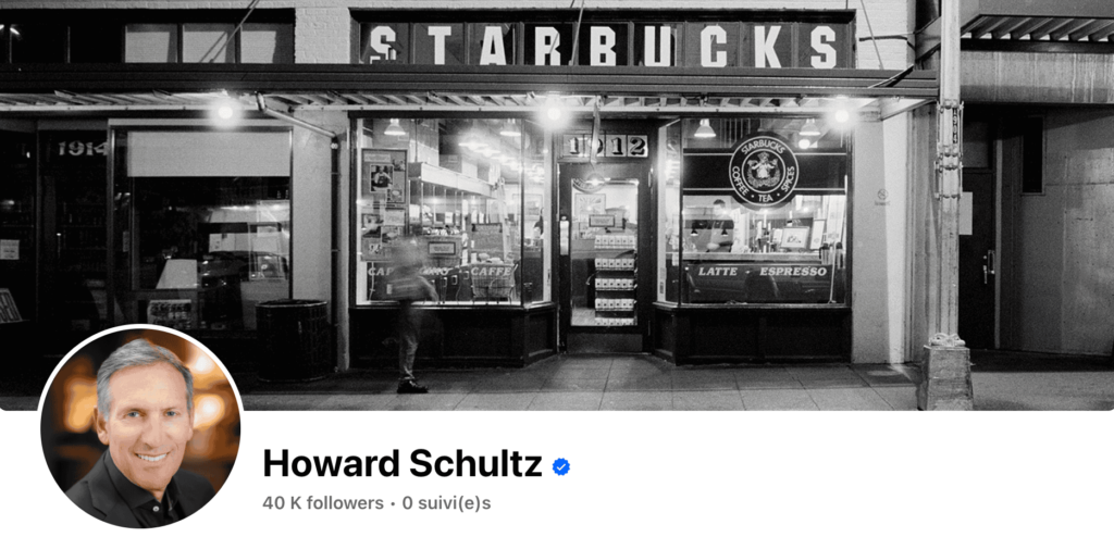 Howard Schultz Facebook