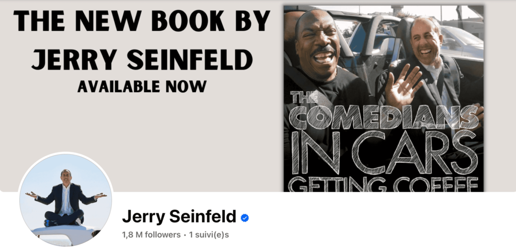 Jerry Seinfeld Facebook