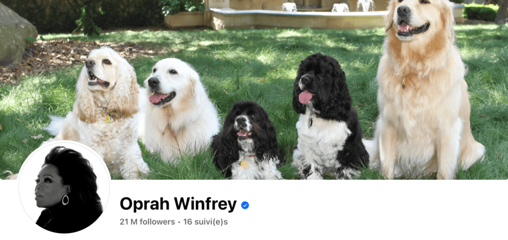 Oprah Winfrey facebook