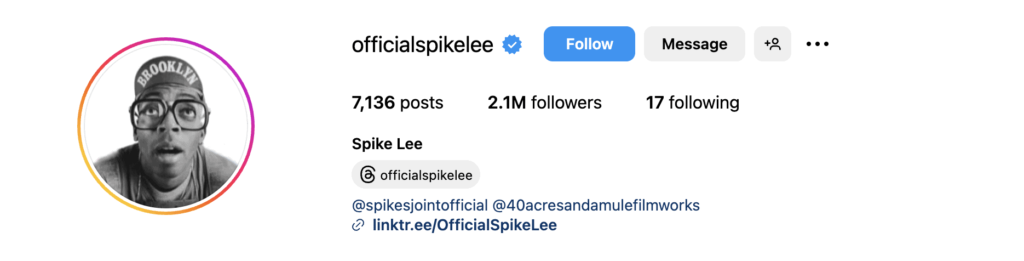 Spike Lee Instagram